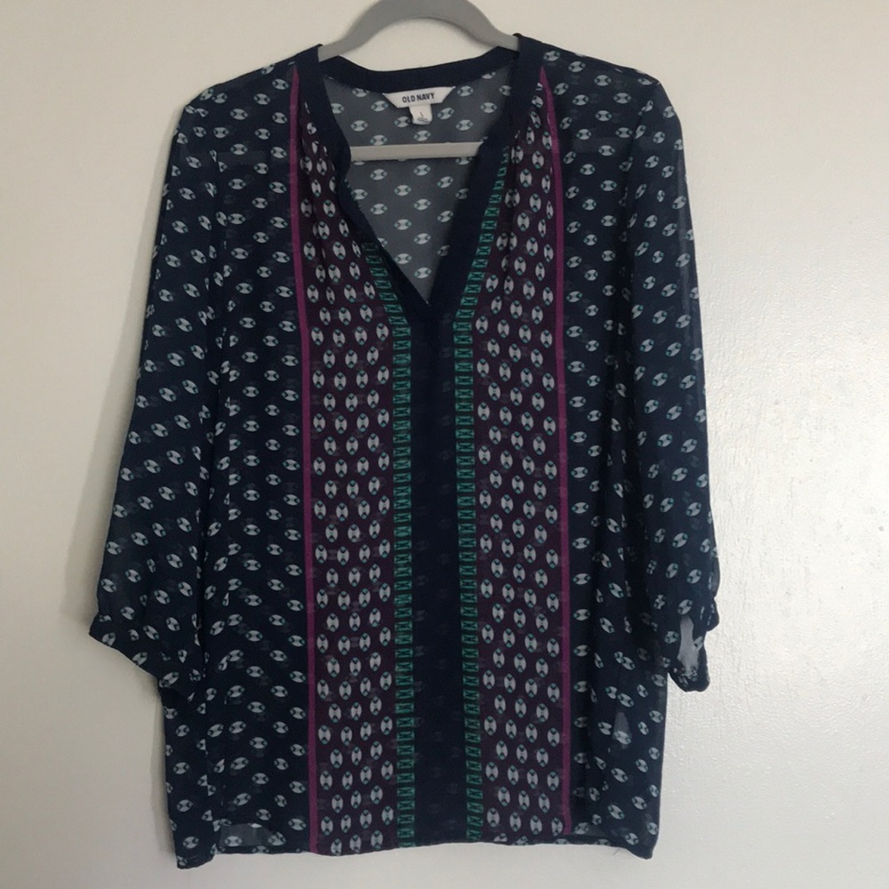 Old Navy 3/4 sleeve blouse